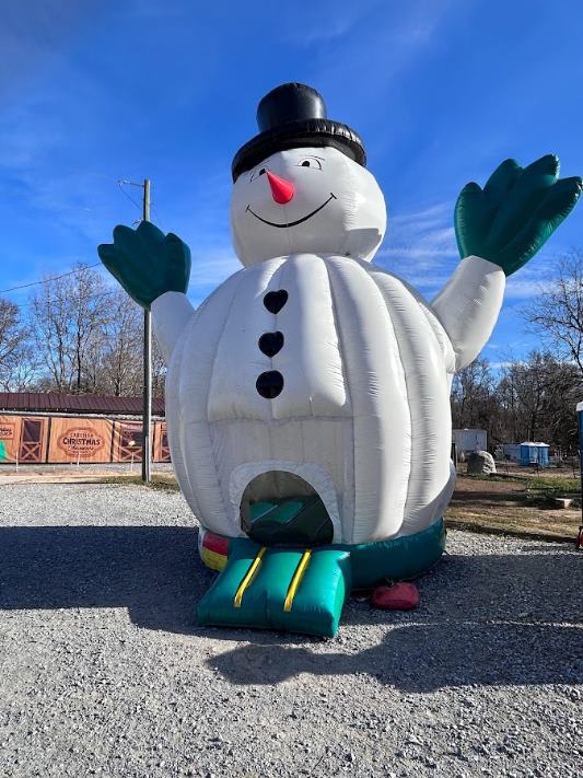Giant Snowman Bounce House
