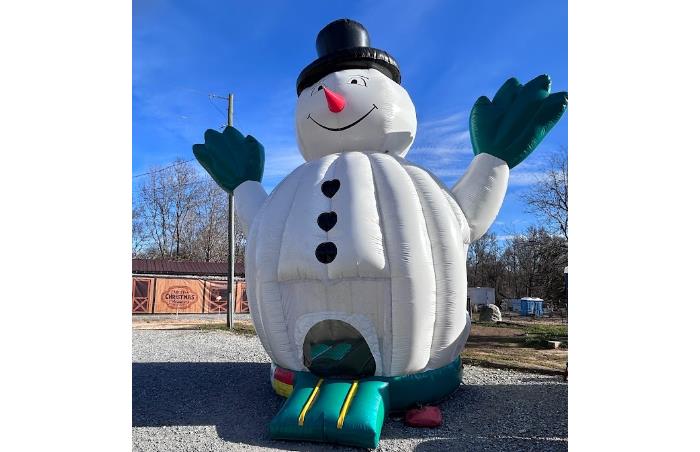 Snowman Bounce House